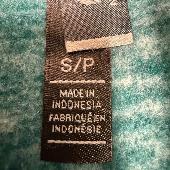 EUC Women's MOUNTAIN HARDWEAR Fleece Pull-Over Marled Green | Size S - Picture 5 of 8